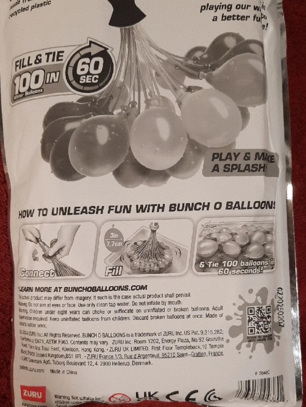 ZURU Bunch O Balloons Tropical Party Water Balloons 100+ Ballons Fill In 60 Sec